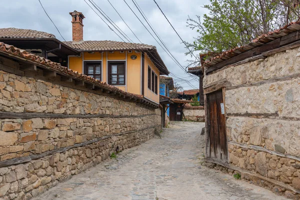 Case Tradizionali Nella Città Bulgara Koprivshtitsa — Foto Stock