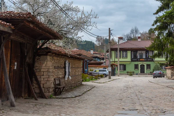 Casas Tradicionais Cidade Búlgara Koprivshtitsa — Fotografia de Stock