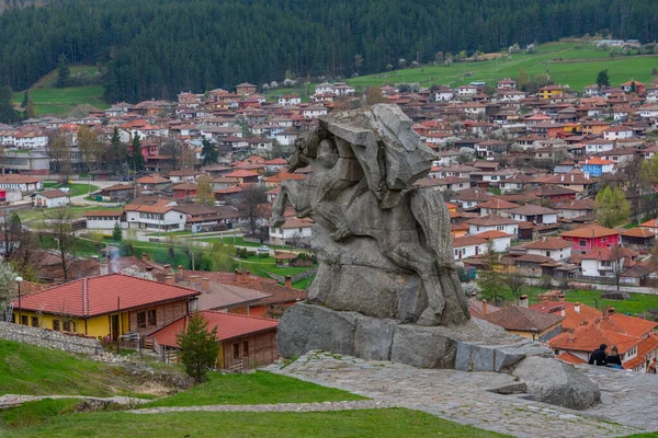 Statue Georgi Benkovski Dans Ville Bulgare Koprivshtitsa — Photo