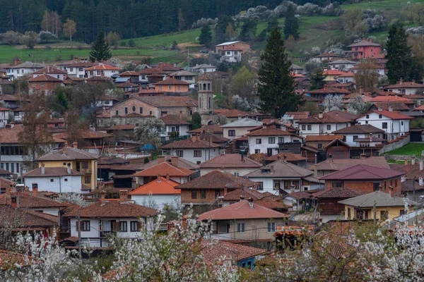 Вид Повітря Болгарське Місто Копрівшица — стокове фото
