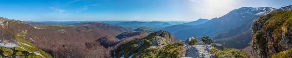 Stara Planina Bergskedja Sedd Från Stigen Mot Botevtoppen Bulgarien — Stockfoto