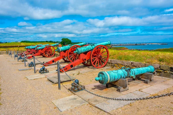 Old Cannons Kronborg Castle Helsingor Denmark — Stock Photo, Image