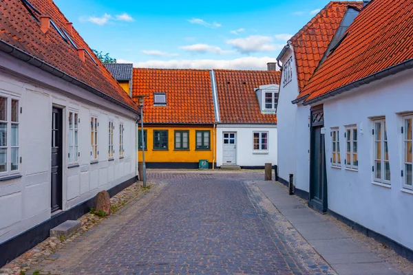 Strada Colorata Centro Koge Danimarca — Foto Stock