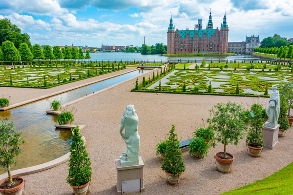 Gardens Frederiksborg Slot Palace Denmark — Stock Photo, Image
