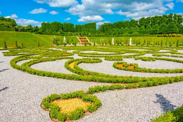 Сади Фредеріксборзького Палацу Слотів Данії — стокове фото