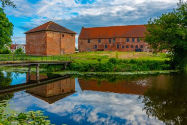 Danimarka 'daki Nyborg yuvası kalesi.