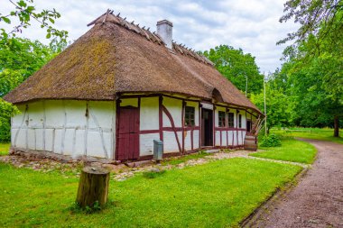 Den Fynske Landsby Odense 'de geleneksel Danimarka mimarisi ile açık hava müzesi.