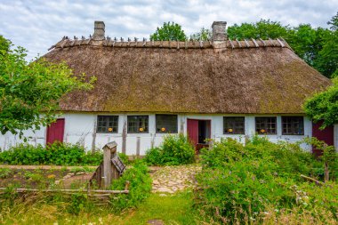 Den Fynske Landsby Odense 'de geleneksel Danimarka mimarisi ile açık hava müzesi.