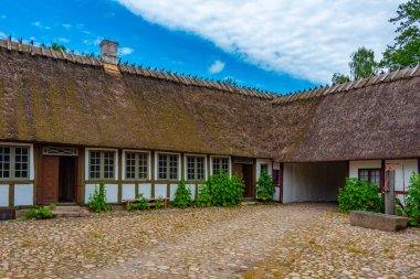 Den Fynske Landsby Odense 'de geleneksel Danimarka mimarisi ile açık hava müzesi.