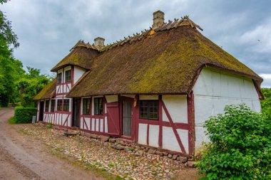 Den Fynske Landsby Odense 'de geleneksel Danimarka mimarisi ile açık hava müzesi.