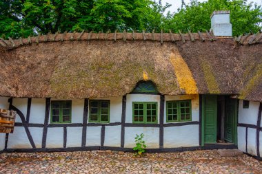 Den Fynske Landsby Odense 'de geleneksel Danimarka mimarisi ile açık hava müzesi.