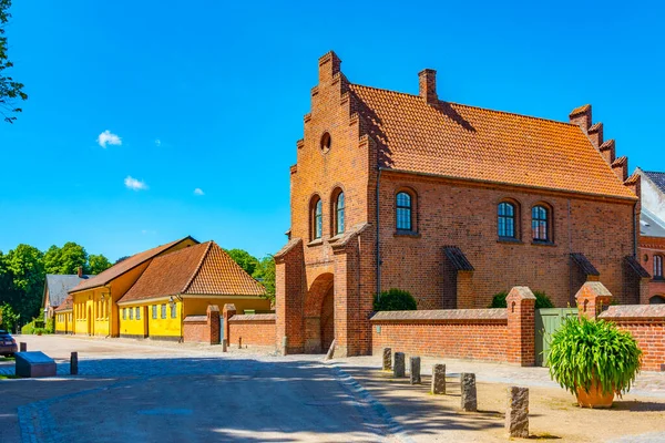 stock image Gate leading to Soro Klosterkirke viewed during a sunny day in Denmark