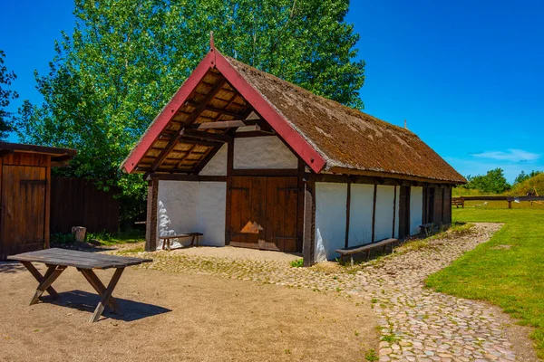 デンマークのトレレボルグに別荘を再建 — ストック写真