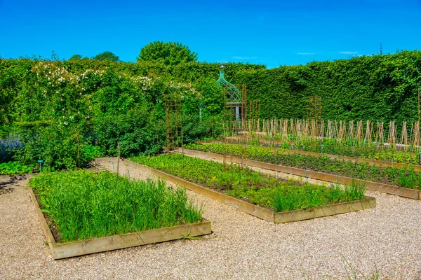 Jardines Egeskov Ranura Vista Durante Día Soleado Dinamarca —  Fotos de Stock