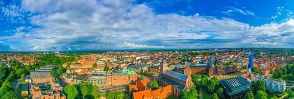 Vista Panorâmica Catedral São Canuto Cidade Dinamarquesa Odense — Fotografia de Stock