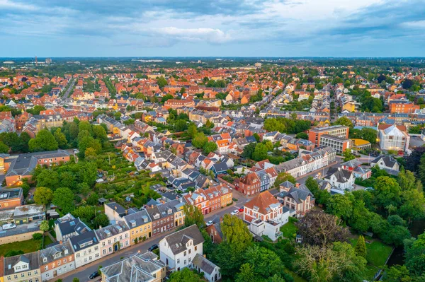 Aerial View Danish Town Odense — Stock Photo, Image