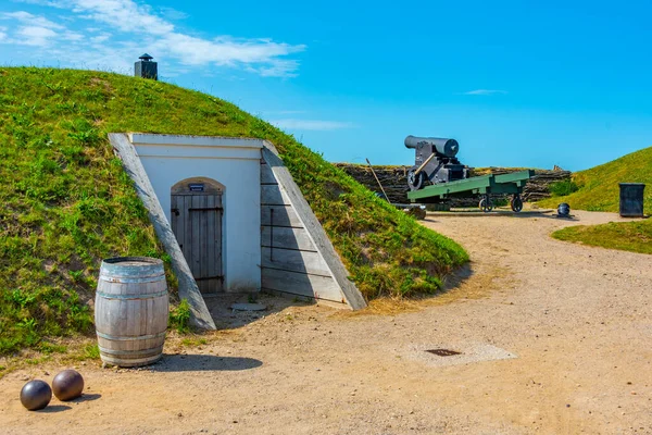 stock image Dybbol Banke historical site commemorating war between Prussia and Denmark in 1864 near Sonderborg, Denmark