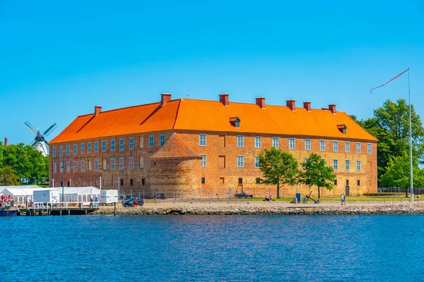 Zamek Sonderborg Danii Słoneczny Dzień — Zdjęcie stockowe