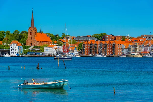 Danimarka Nın Sonderborg Şehrinin Manzarası — Stok fotoğraf