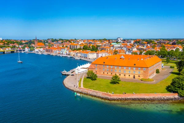 Panorama Utsikt Över Danska Staden Sonderborg — Stockfoto