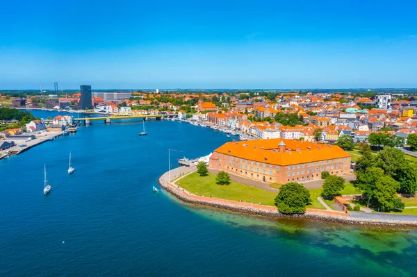 Vista Panorámica Ciudad Danesa Sonderborg —  Fotos de Stock