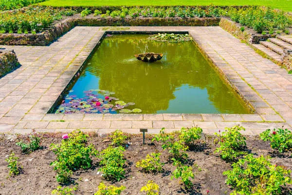 Kebun Hijau Istana Grasten Denmark — Stok Foto