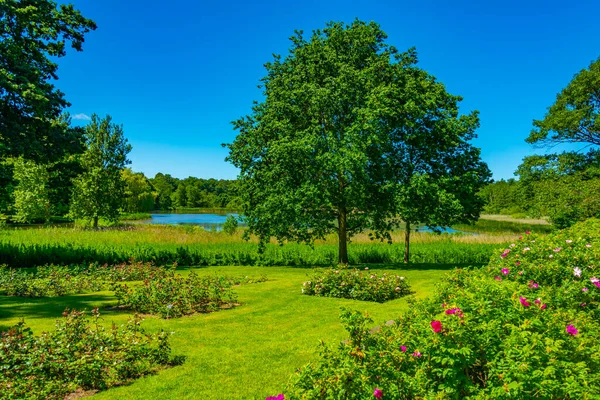Jardines Verdes Grasten Palace Dinamarca —  Fotos de Stock