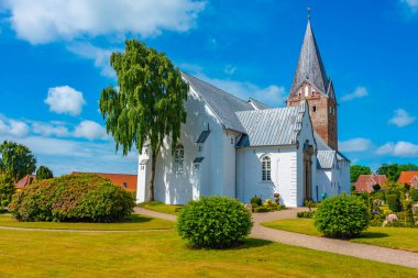 Danimarka 'da Mogeltonder Kirke Görünümü.