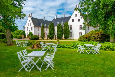 Danimarka 'nın Mogeltonder kasabasındaki Schackenborg Kalesi.