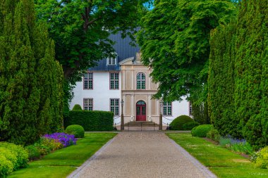 Danimarka 'nın Mogeltonder kasabasındaki Schackenborg Kalesi.