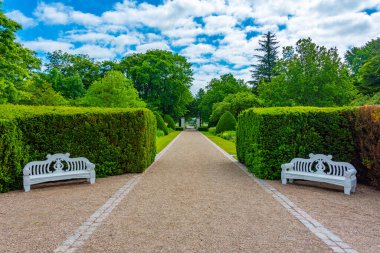 Danimarka 'nın Mogeltonder kasabasındaki Schackenborg Kalesi.