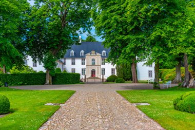 Danimarka 'nın Mogeltonder kasabasındaki Schackenborg Kalesi.