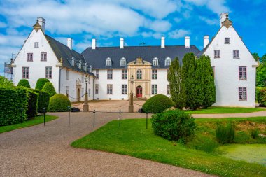 Danimarka 'nın Mogeltonder kasabasındaki Schackenborg Kalesi.