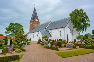 Danimarka 'da Mogeltonder Kirke Görünümü.