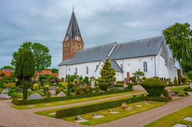Danimarka 'da Mogeltonder Kirke Görünümü.