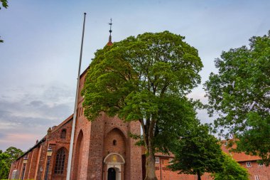 Danimarka Ribe 'deki St. Catherine Manastırı.