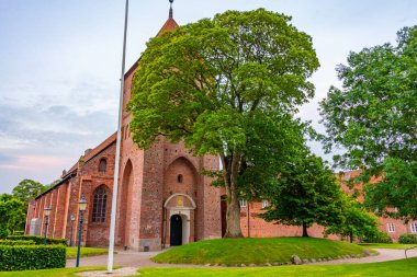 Danimarka Ribe 'deki St. Catherine Manastırı.