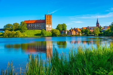 Danimarka 'nın Kolding kasabasındaki Koldinghus kalesi.