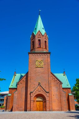 Danimarka 'nın Silkeborg kasabasındaki kilise.