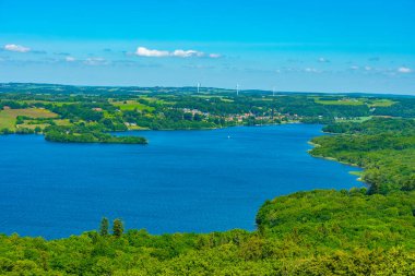 Danimarka 'nın Himmelbjerget bakış açısından Panorama görünümü.