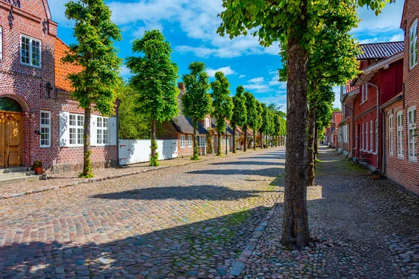 Traditionell Gata Danska Staden Mogeltonder — Stockfoto