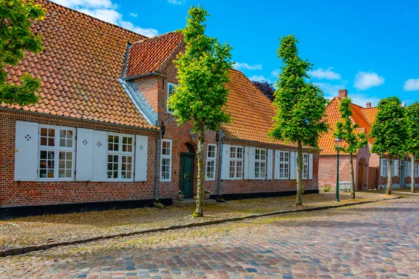 덴마크 마을의 전통적 — 스톡 사진