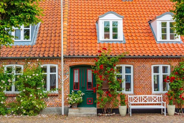 덴마크 마을의 전통적 — 스톡 사진