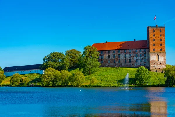 Замок Колдингус Датском Городе Колдинг — стоковое фото