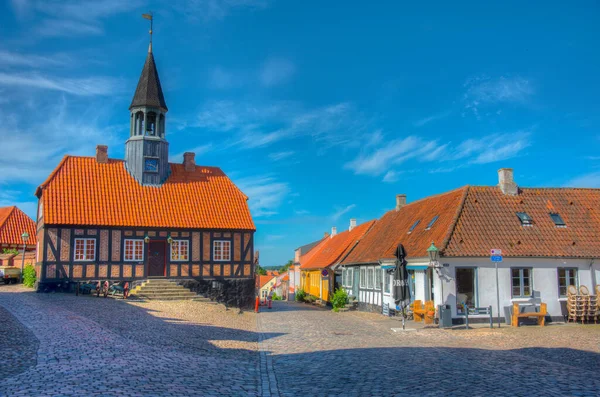 Ayuntamiento Ciudad Danesa Ebeltoft — Foto de Stock