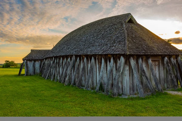 Дом Долгострой Феркате Дания — стоковое фото