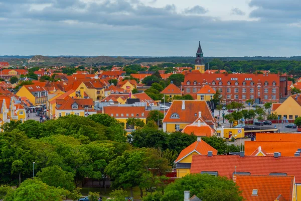 Vista Aérea Ciudad Danesa Skagen — Foto de Stock