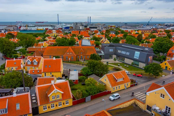 Vista Aérea Cidade Dinamarquesa Skagen — Fotografia de Stock