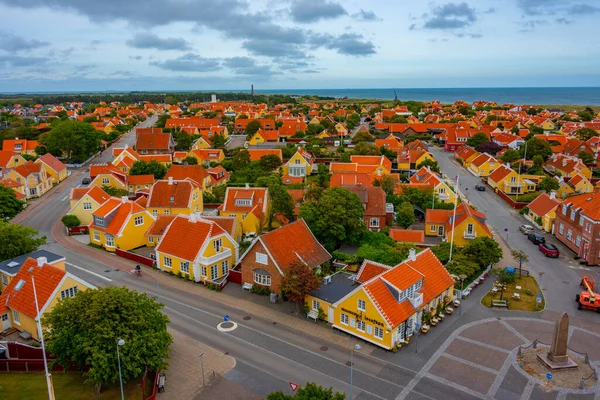 Vista Aérea Cidade Dinamarquesa Skagen — Fotografia de Stock