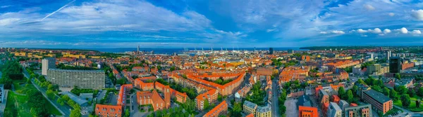 Panorama Vista Cidade Dinamarquesa Aarhus — Fotografia de Stock